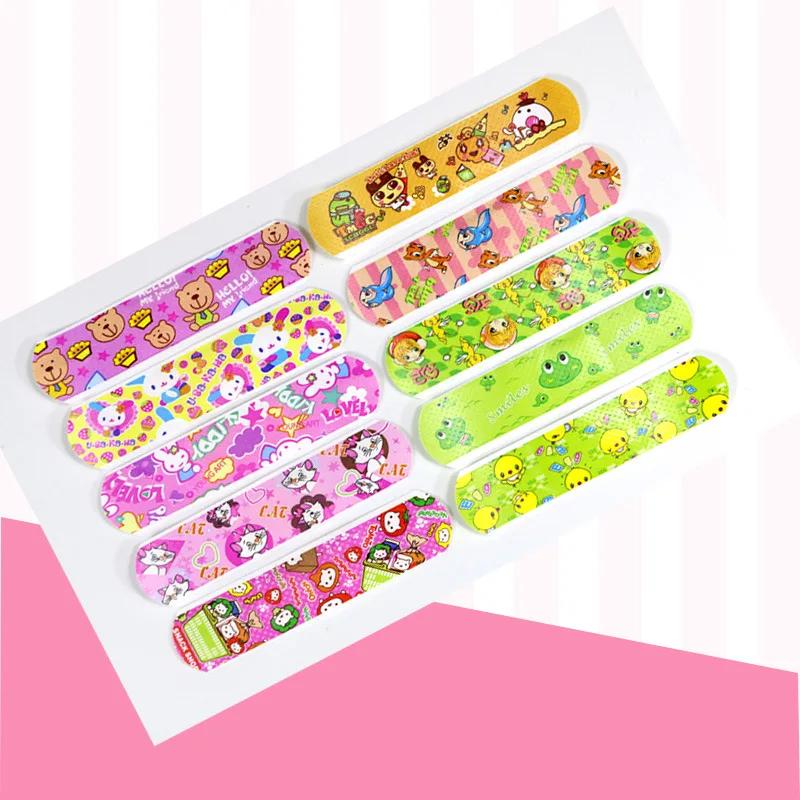 Patch médical de dessin animé mignon, 120 pièces, Bandages adhésifs imperméables pour plaies, anti-p