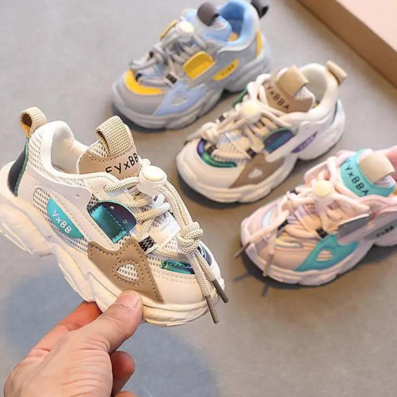 Taille 21-36 bébé enfant en bas âge chaussures pour garçons filles respirant maille petits enfants e