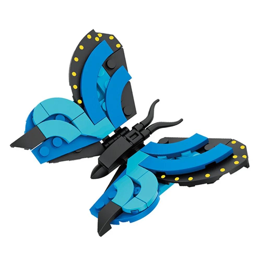 Moc insecte modèle Animal abeille fourmi papillon Cricket sauterelle ensemble blocs de construction 