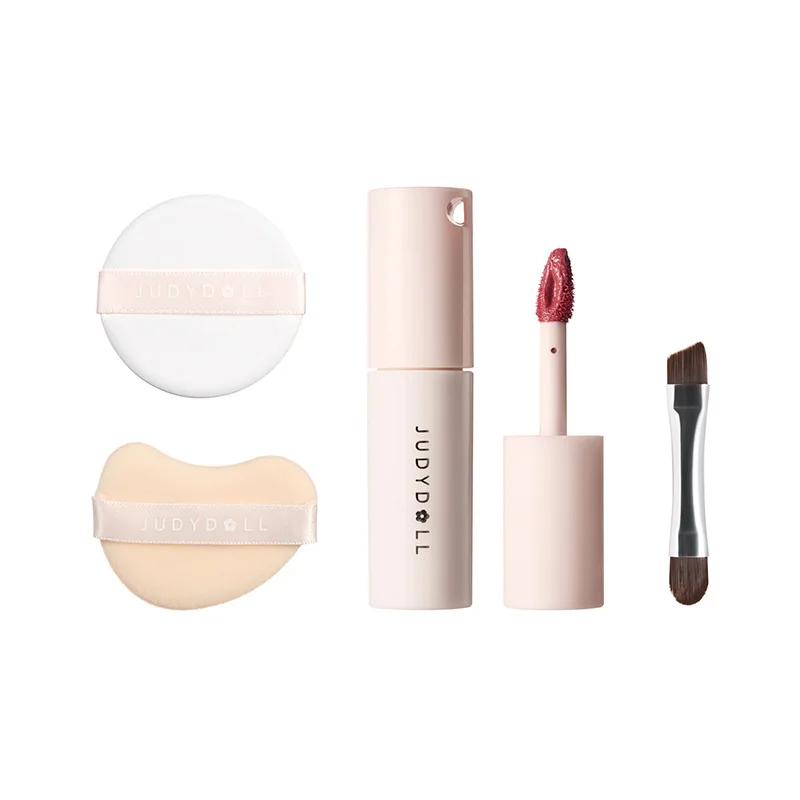 Judydoll – disque complet Portable pour le visage, petite boîte de poudre, coussin d'air, correcteur