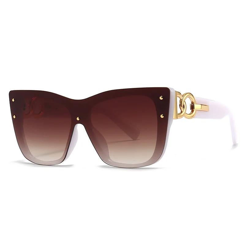 Nouvelles Lunettes de Soleil Œil de Chat Grande Monture Tendance 2025 pour Femmes – Style Urbain et 