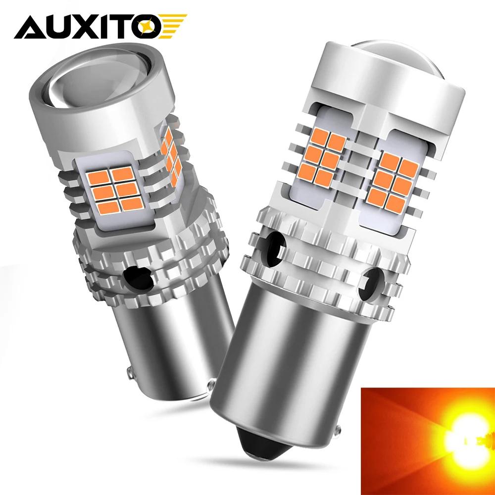 AUXITO 2 pièces BAU15S PY21W LED Canbus 1156 BA15S P21W T20 7440 ampoule LED sans erreur voiture cli