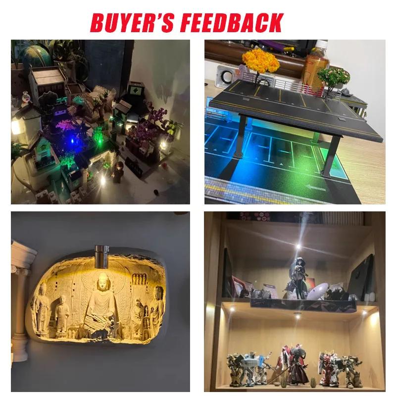 Mini lampe à Led, 6 pièces, jouets lumineux pour bricolage, fabrication de ballons pour maison de po