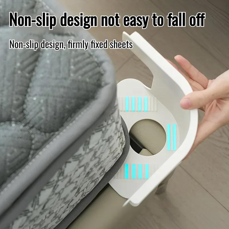 Drap de lit Invisible de sécurité sans broches, Anti-démarrage, arme fixe, fixateur de couverture de