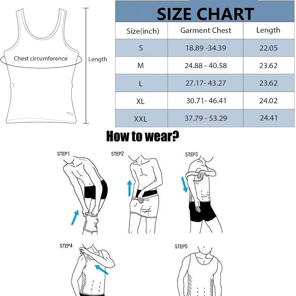 Chemises de Compression Précieux pour Homme, Sous-Vêtements Amincissants, Modelage du Corps, Glafibr