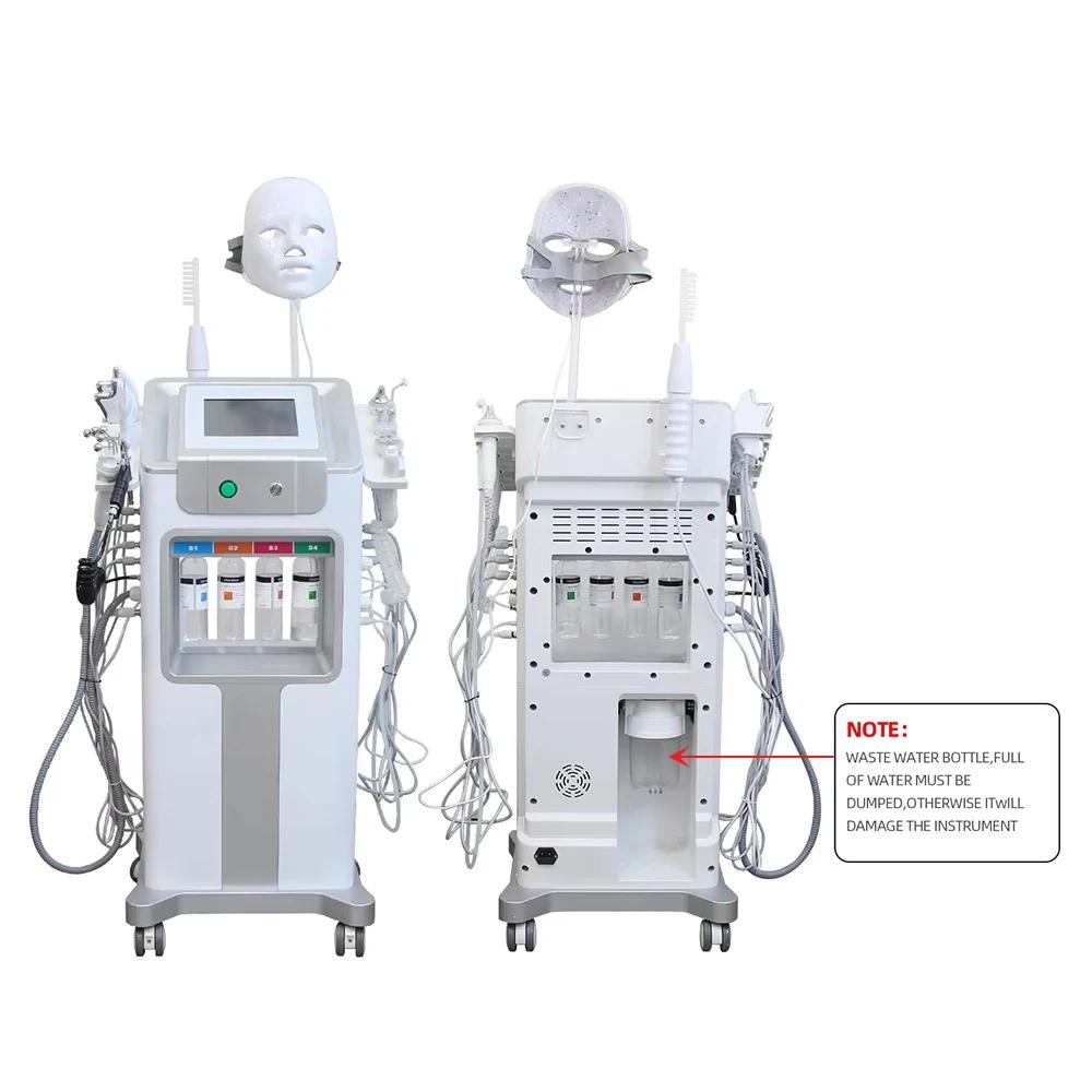 Machine d'hydro-dermabrasion 12 en 1, nettoyage en profondeur, Lifting du visage, Spray d'eau et d'o