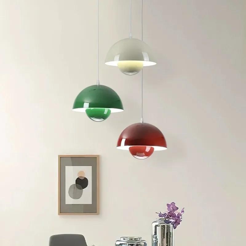 23 cm lustre créatif chambre étude Restaurant lampes suspendues lampe décorative multicolore en opti