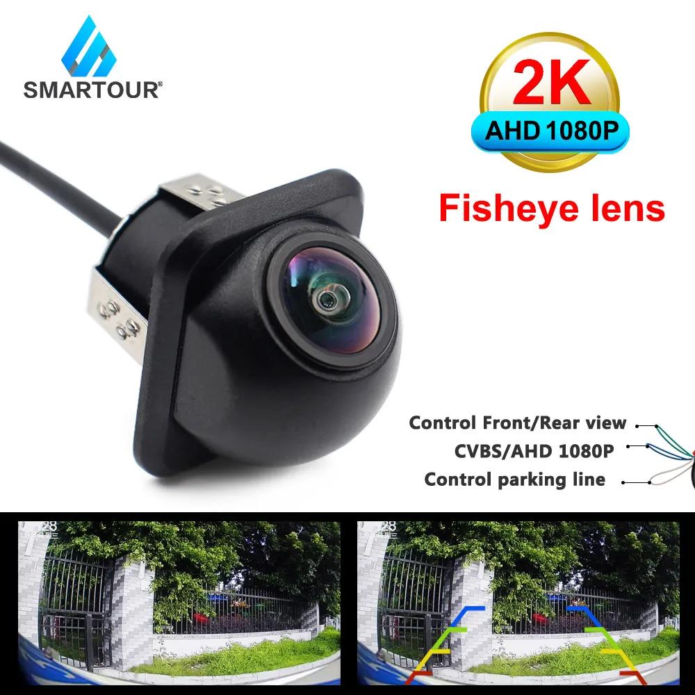 Smartour-Caméra de recul CVBS pour tous les moniteurs DVD Android, vision nocturne, lentille fisheye
