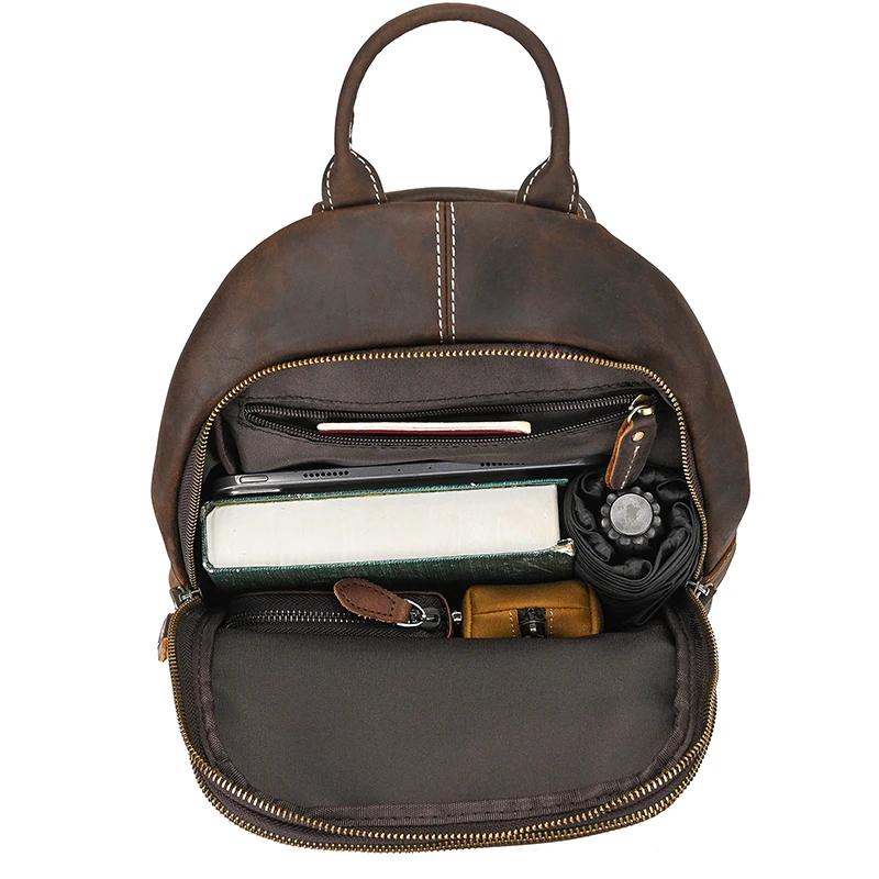 Newsbird – sac à bandoulière en cuir de vache souple pour homme, sacoche de poitrine en cuir véritab