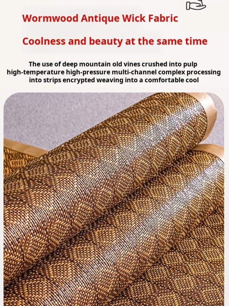 Tapis frais en bambou, matelas d'été pour dortoir d'étudiants nus, tapis pliable en soie glacée, Dou
