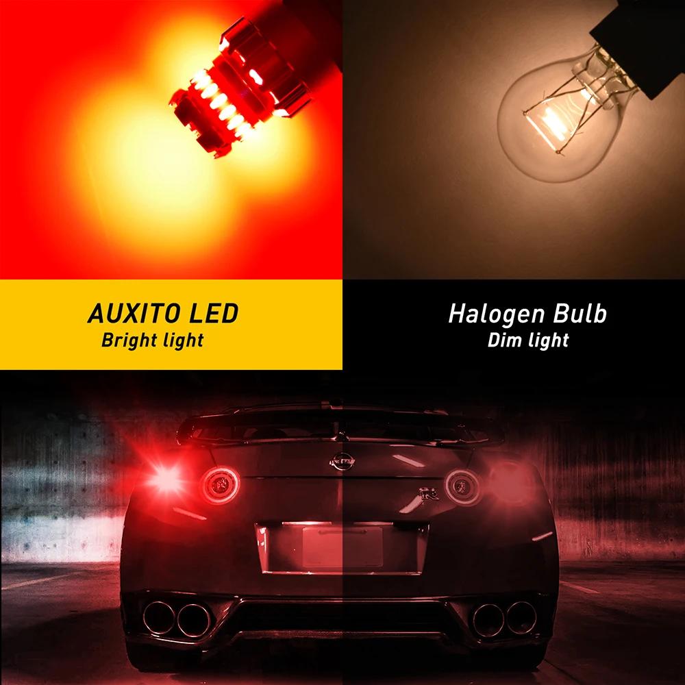 AUXITO 2X P21W BA15S LED 1156 7506 BAY15D 1157 P21/5W ampoule LED lumières de voiture Super lumineus