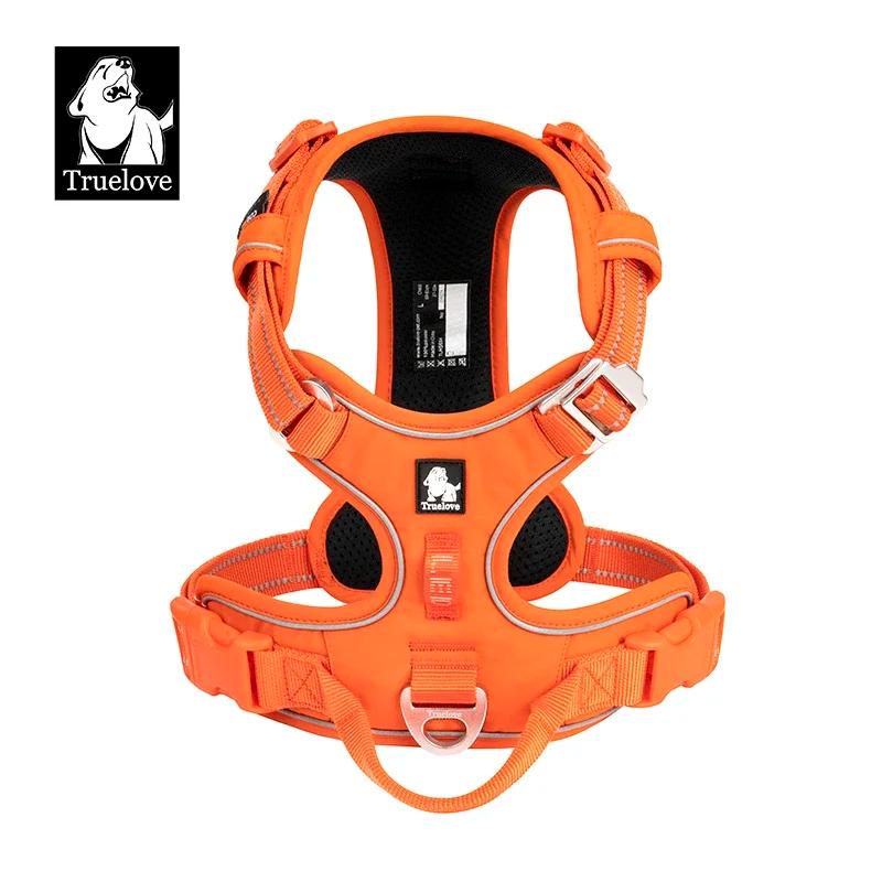 TRUE LOVE harnais pour animaux de compagnie sans traction en Nylon réfléchissant harnais pour chien 