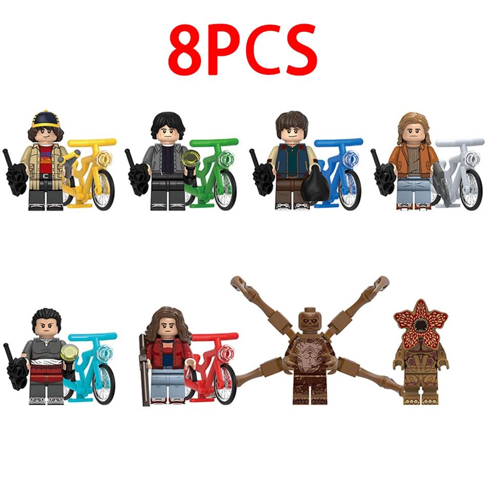 2026 Figurines de construction Dustin, Mike, Vecna, Eleven, Demogorgon du film Horrible, jouets en b