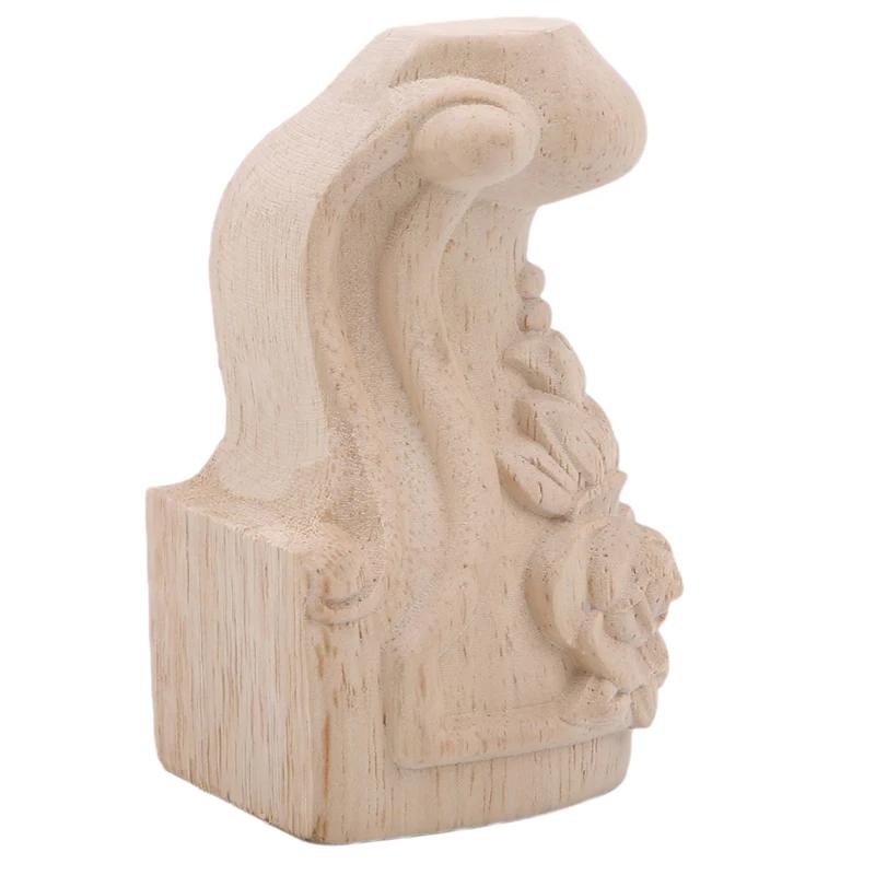 1/4/8 pièces Style européen en bois massif sculpté meubles pieds meuble TV siège pieds Vintage décor