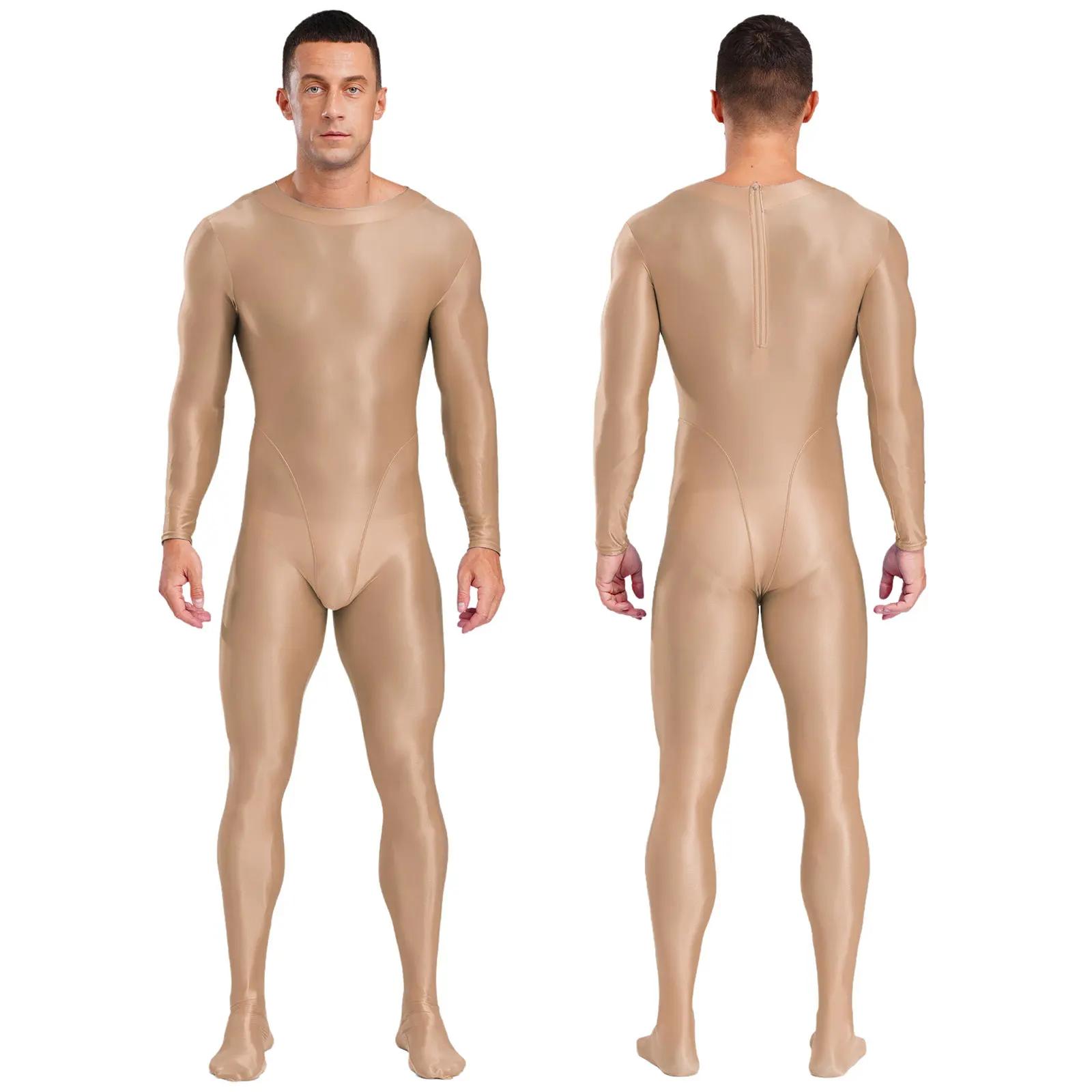 Combinaisons d'entraînement de Sport en forme de corps de Yoga pour hommes, collants lisses et brill