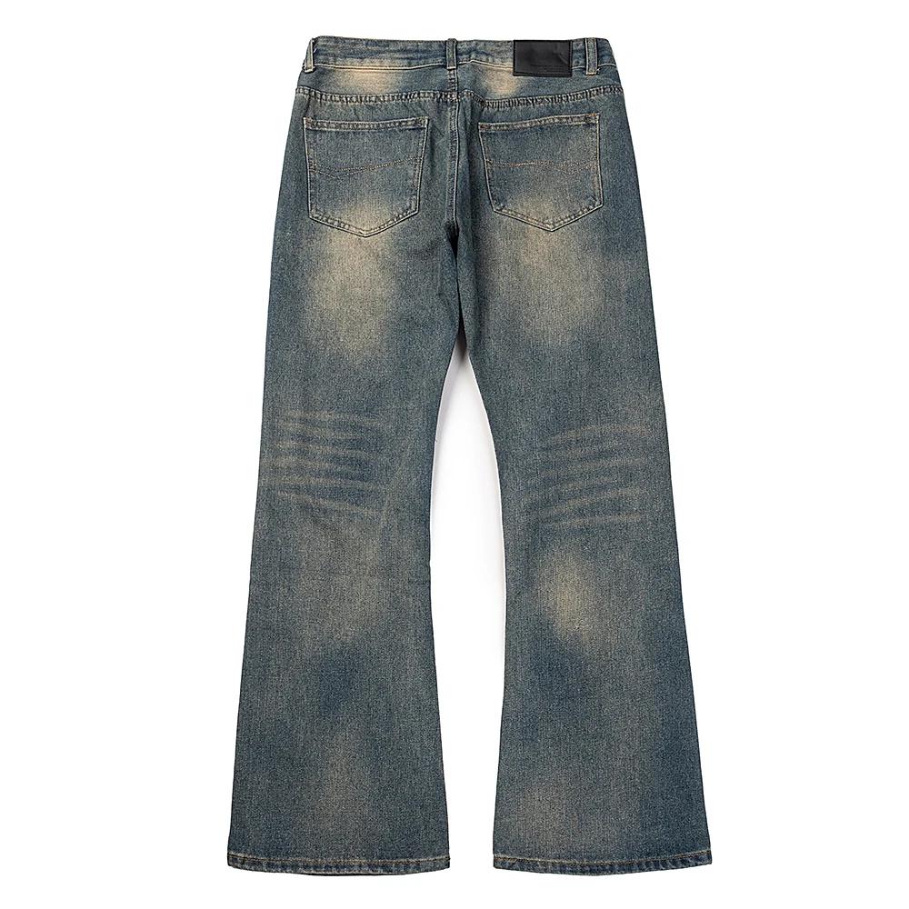 Jeans baggy droits High Street pour hommes, pantalons en denim vintage, jeans décontractés, Cleanfit