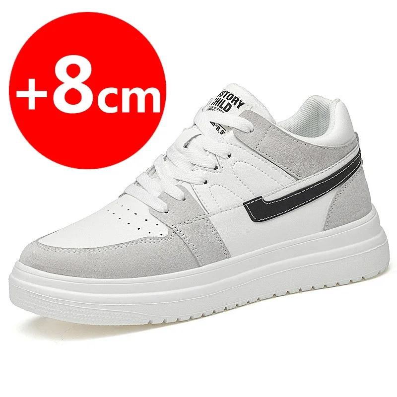2025 hommes chaussures d'ascenseur rehaussant baskets pour hommes 6 cm 8 cm respirant hauteur augmen