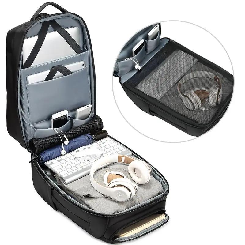 EURCOadvocate-Sac à Dos Multifonction pour Homme, Grande Capacité, Port de Chargement USB, Ordinateu