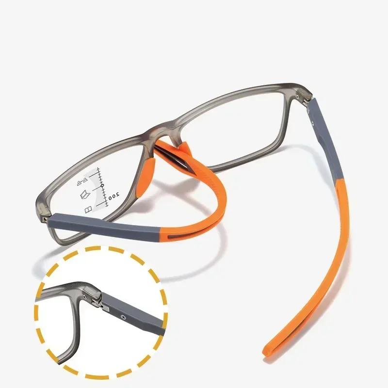 Lunettes de lecture multifocales photochromiques TR90 Anti-lumière bleue, nouvelles lunettes de spor
