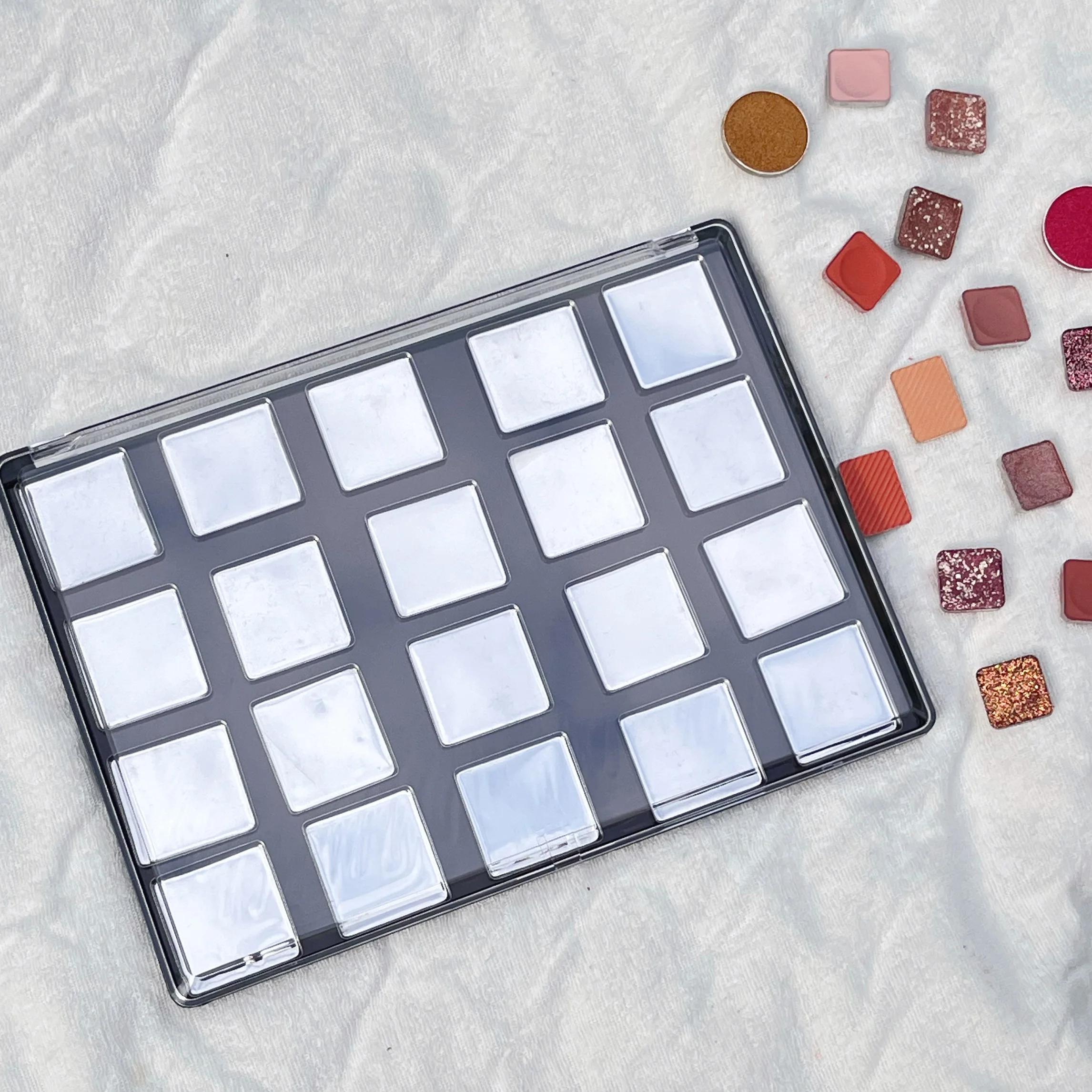 Grande Palette de fards à paupières magnétiques vides XL, boîte de rangement de maquillage, couvercl