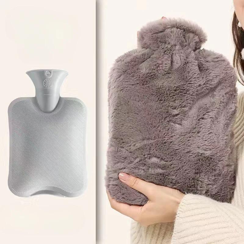 Sac à eau chaude en peluche réutilisable pour filles, compresse chaude, crampes menstruelles, 3,1000