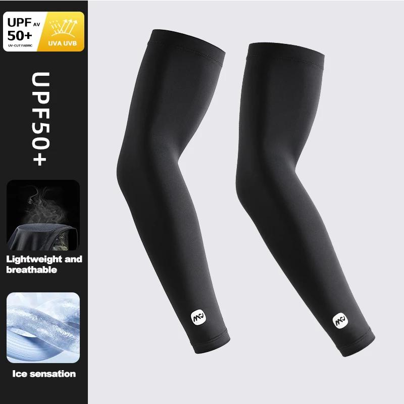 Manchons de bras de cyclisme pour Sports de plein air, avec technologie de refroidissement par glace