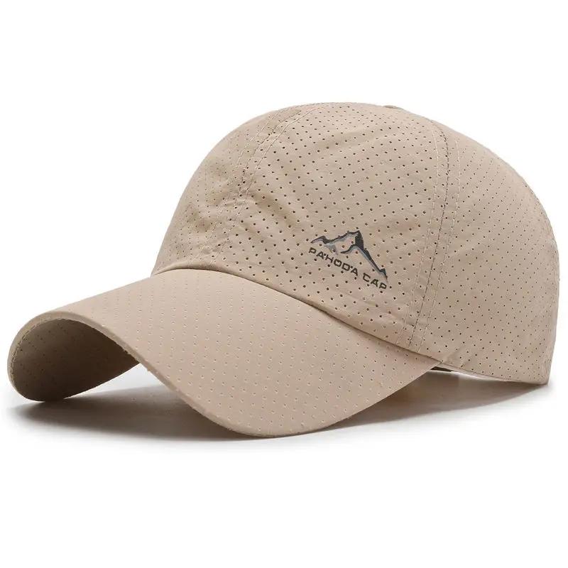 Chapeaux à séchage rapide pour hommes et femmes, protection solaire extérieure d'été et casquettes d