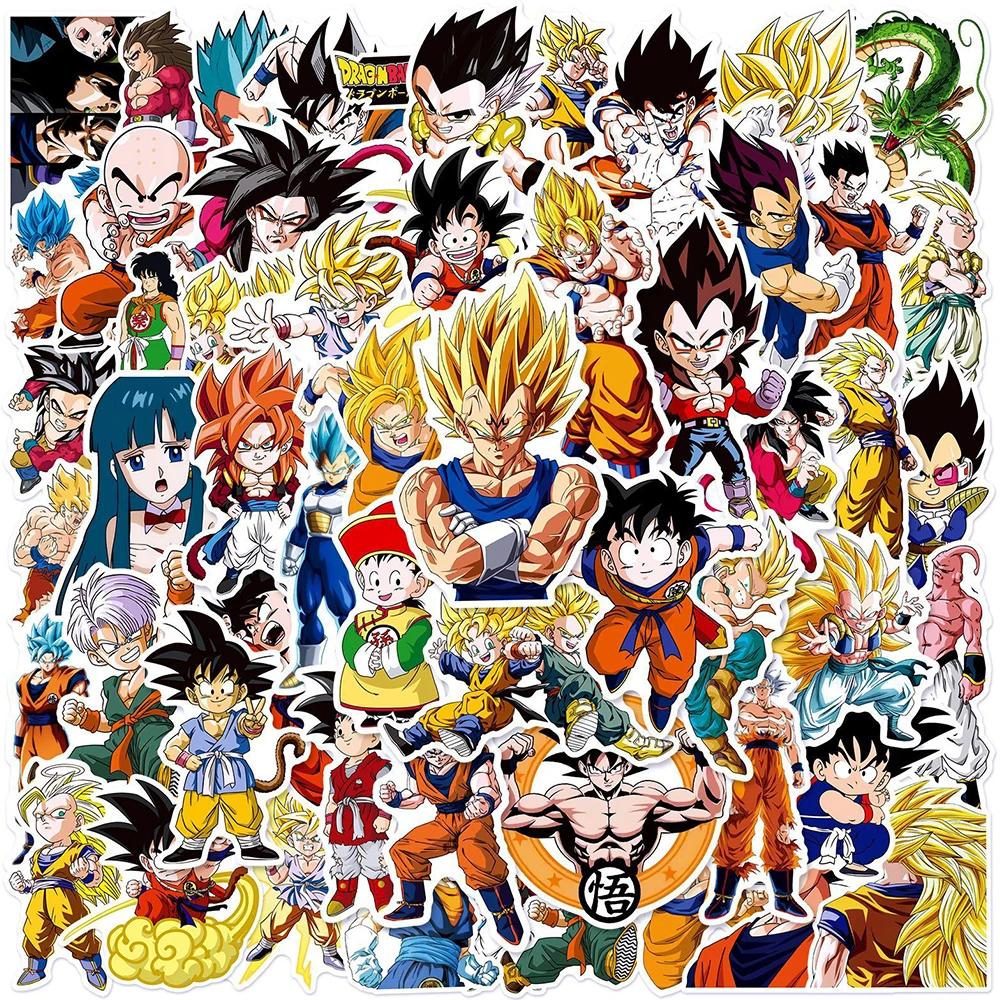 10/30/50pcs Classique Japon Anime Dragon Ball Autocollants Enfants Autocollants Jouet BRICOLAGE Ordi