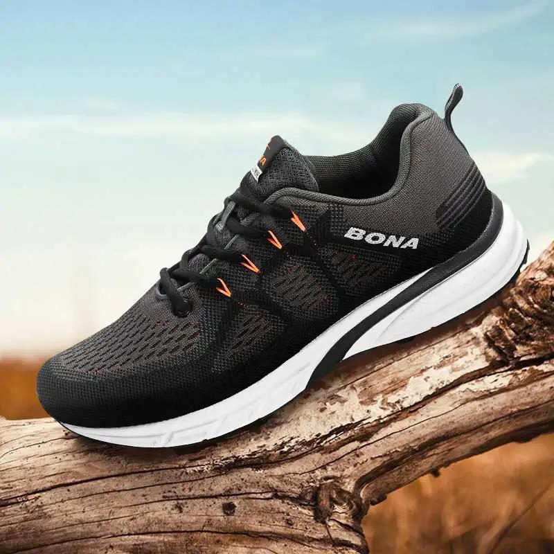Chaussures de course confortables BONA, chaussures de sport respirantes et antidérapantes, chaussure