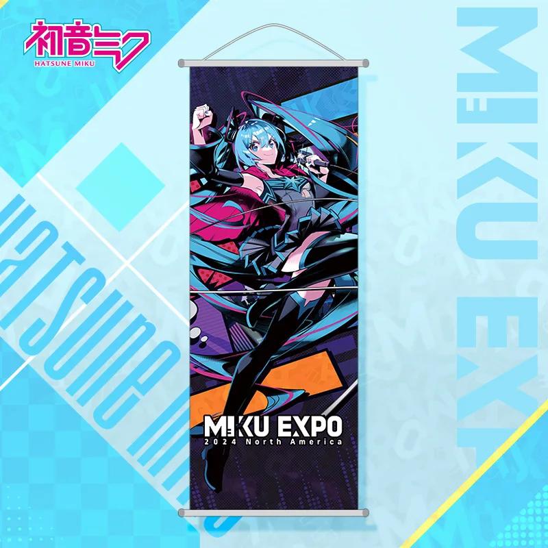 Hatsune Miku – décoration murale de chambre, dessin animé Hatsune Miku, peinture suspendue, Long déf