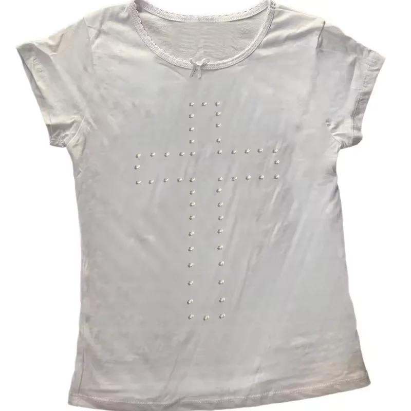 Femme vêtements Vintage femmes 2000s Y2k hauts Corset Emo été esthétique femmes Blouses Harajuku ave