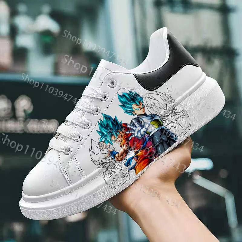 Nouveau modèle de baskets Dragon Ball pour adultes, semelle souple, respirantes, imprimé 3D créatif,