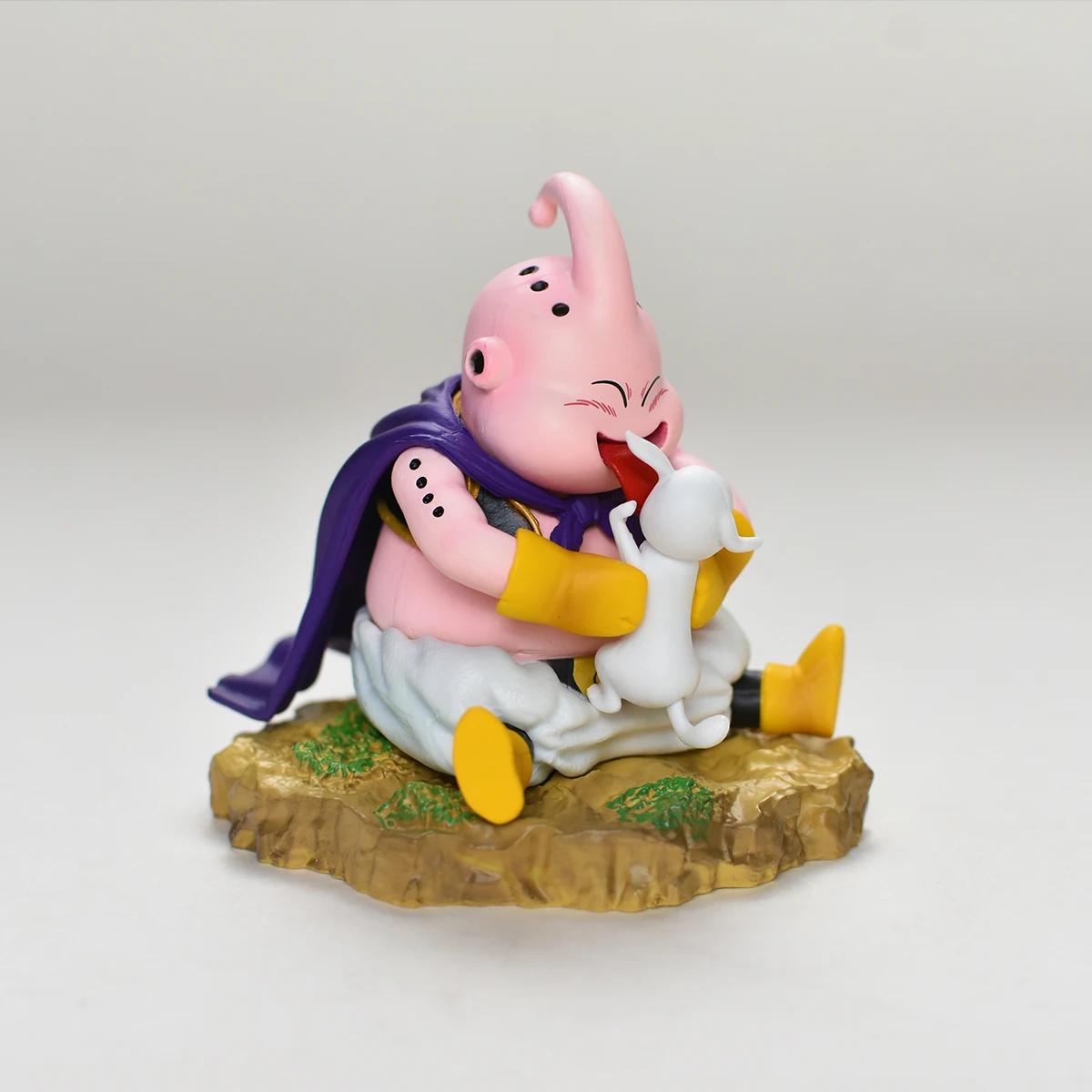 Figurines de dessin animé Dragon Ball Majin Buu, 8cm, Version Q, Statue en Pvc, modèle Gk, jouets, d