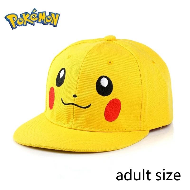 Casquette de Baseball Pokemon Pikachu pour Homme et Femme, Chapeau Ajustable de Cosplay, de dehors, 