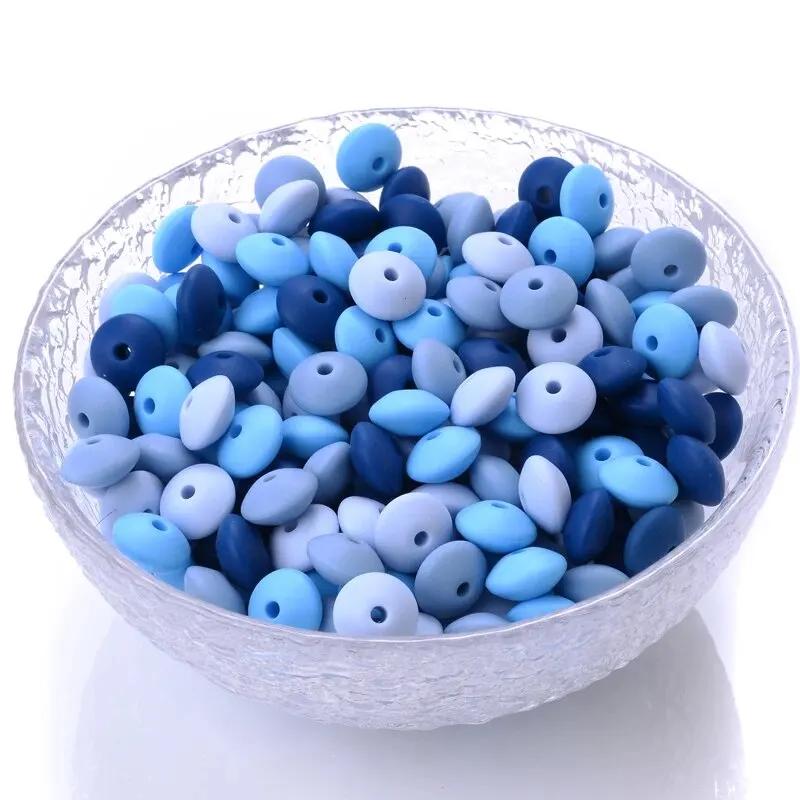 Perles d'espacement en silicone pour bricolage, breloques pour nouveau-né, accessoires d'allaitement