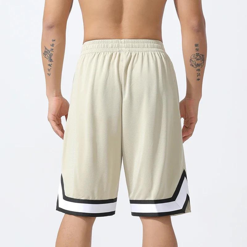 Short de basket-ball et de Football pour hommes, respirant et à séchage rapide, pour la musculation,