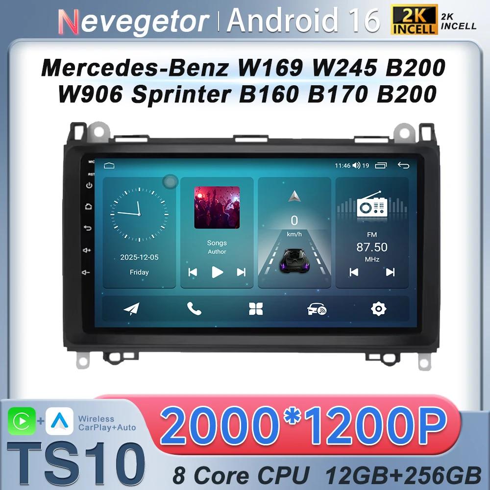 Autoradio Android pour Mercedes Benz B200, Sprinter, W906, W639, Classe Wrationnelle, Limitation W24