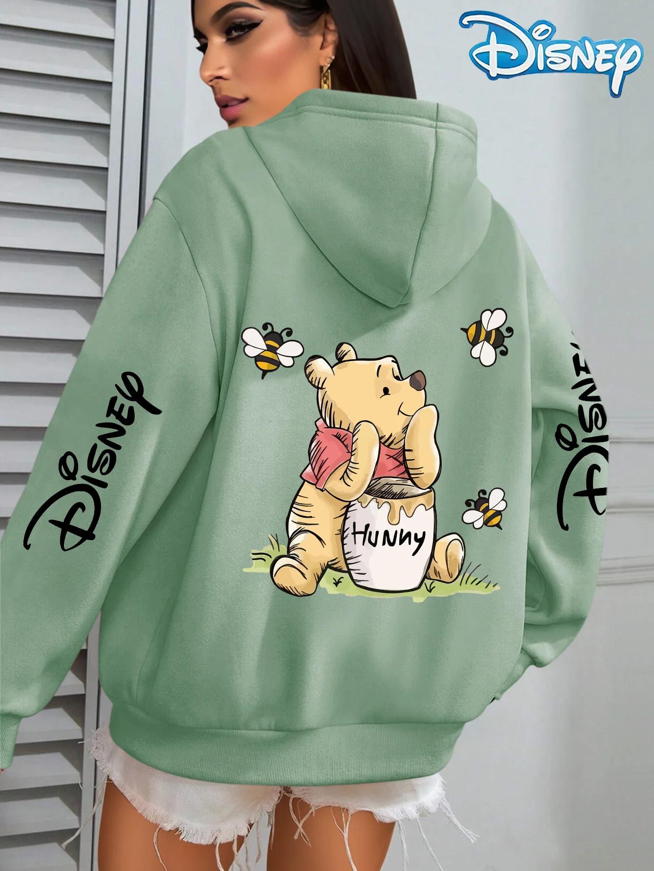 Disney - Sweat à capuche Winnie l'ourson mangeur de miel