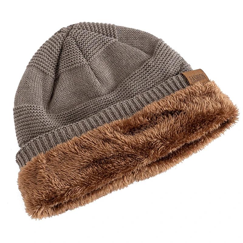 Bonnet décontracté doublé de fourrure pour hommes et femmes, chapeaux amples unisexes, ajouter, chau