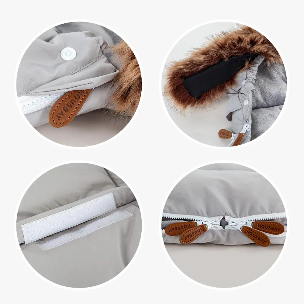 Poussette chancelière coupe-vent pour bébé de 0 à 24 mois, sac enveloppe chaud, décharge, accessoire