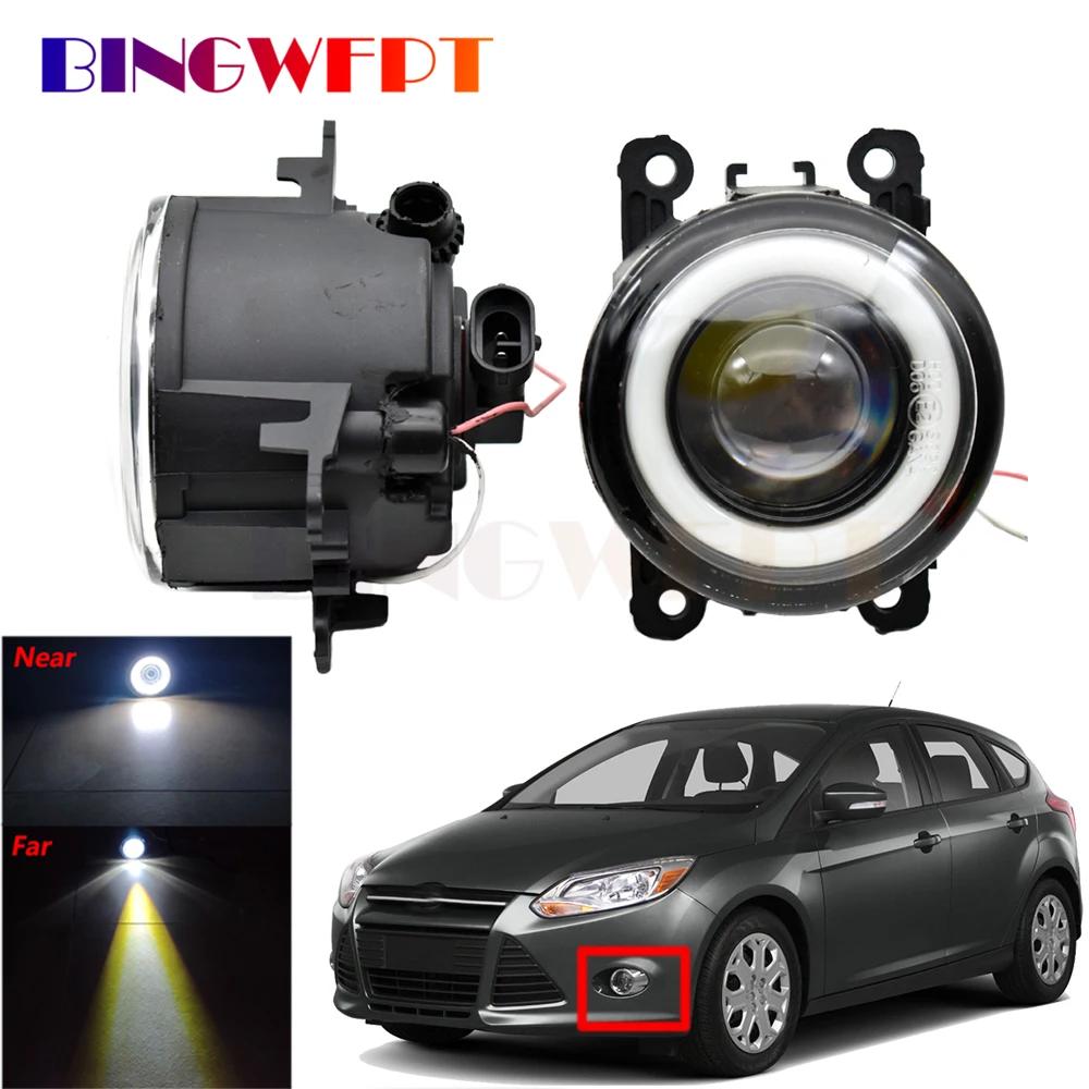 2 pièces de feux antibrouillard LED H11 pour voiture, feux de jour Angel Eye de haute qualité, DRL 1