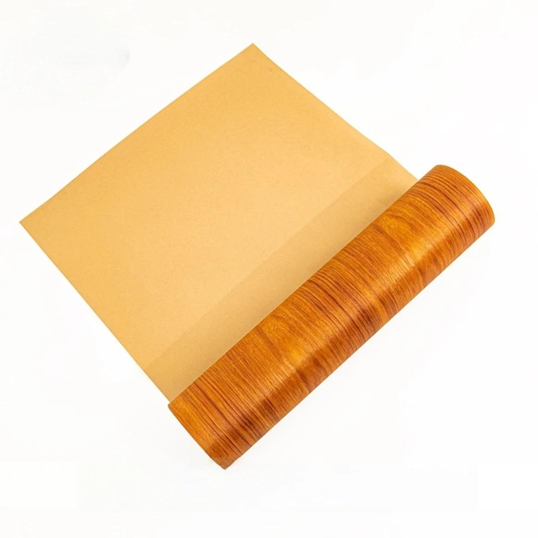 Placage en bois de palissandre doré naturel 58x250cm, pour la conception de meubles, la rénovation i