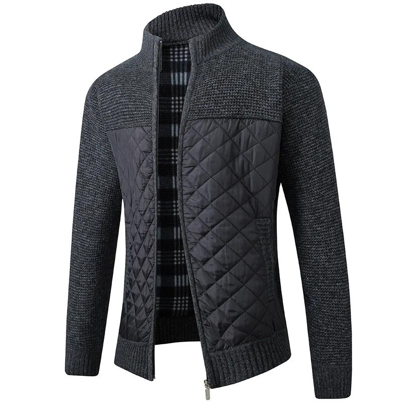 Manteau cardigan tricoté en automne et en hiver, version coréenne de coupe ajustée et pull tendance