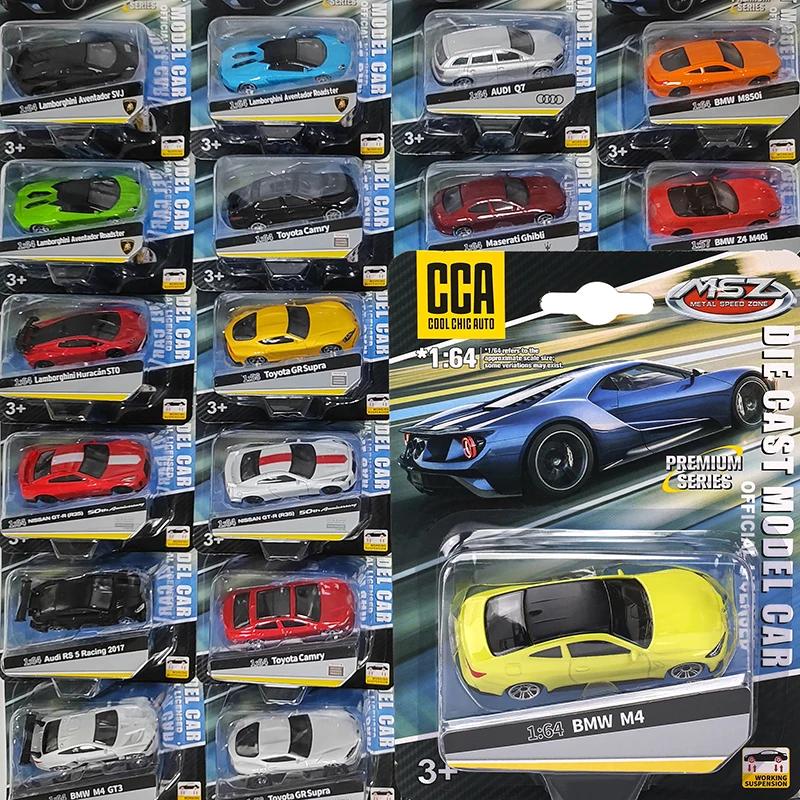 CCA 1:64 BMW M4 Z4 M850I M4 GT3 modèle suspendu exquis voiture classique modèle de voiture statique 