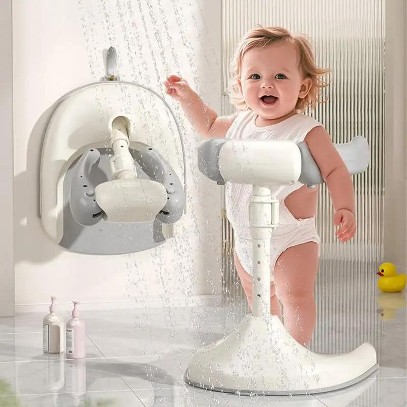 Support de douche pour bébé, antidérapant, dispositif de bain pliable, siège de lavage pour baignoir