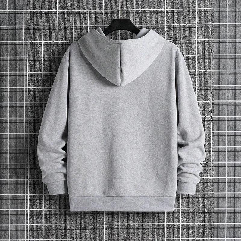 2025 automne/hiver nouveauté hommes à capuche de haute qualité couleur unie sweat à capuche mâle mai