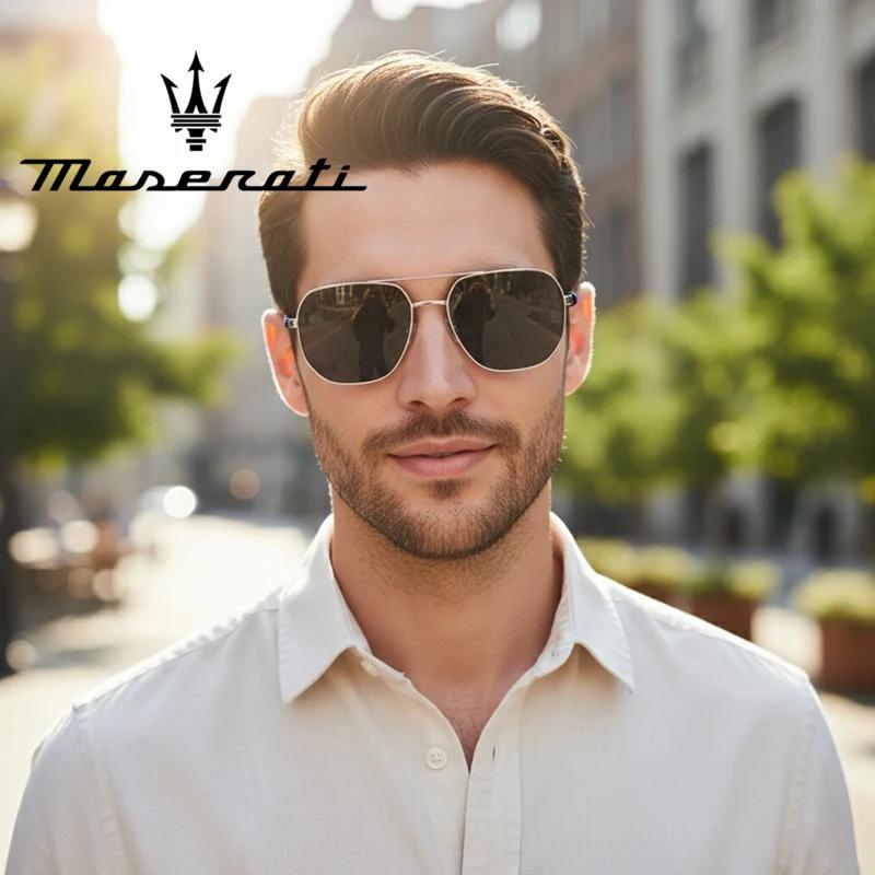 MASERATI lunettes de soleil haut de gamme élégant carré lunettes de soleil polarisées conduite lunet