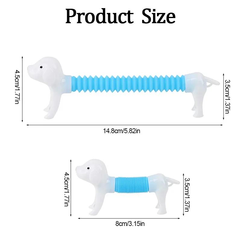 Tubes Pop extensibles pour chien, 10 pièces, anti-Stress, jouet pour enfants, cadeaux de fête d'anni