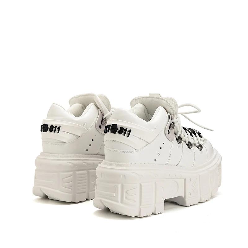 2026 gothique cheville Rock bottes femme baskets nouveau Style Punk femmes chaussures à lacets talon