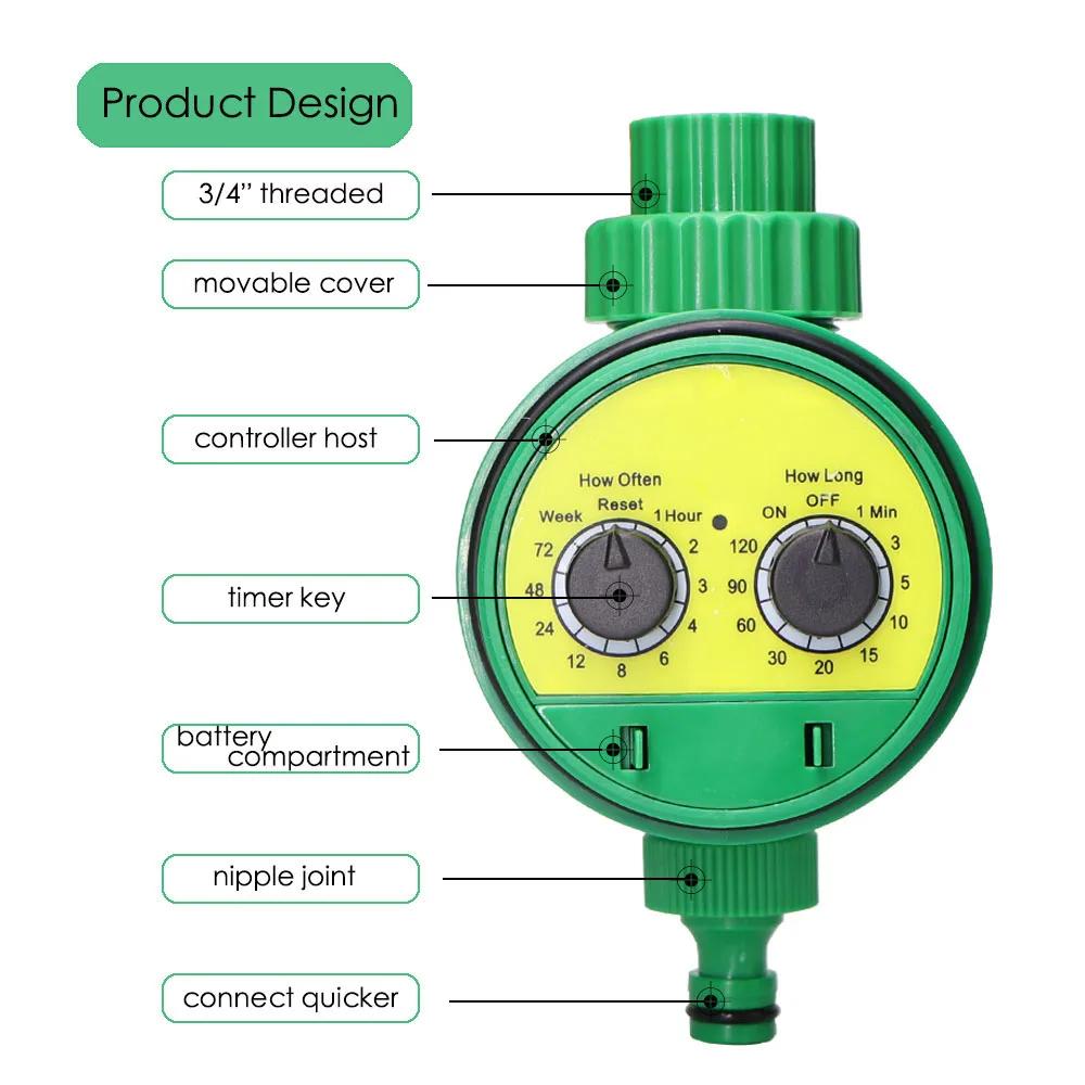 Arroseur automatique pour eau de jardin, robinet à bille durable, contrôleur d'irrigation programmab
